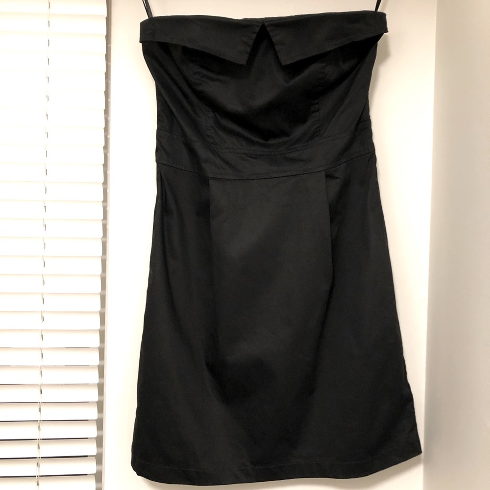 Romy- Black Strapless Dress